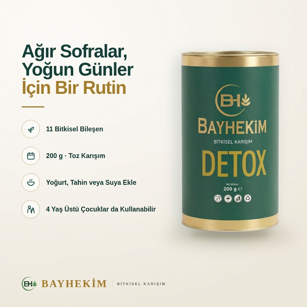 BayHekim Detox Bitkisel Karışım Toz 200 Gr
