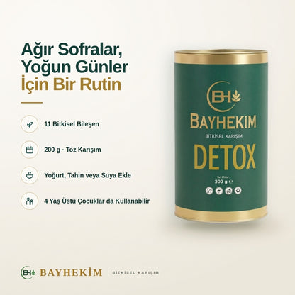 BayHekim Detox Bitkisel Karışım Toz 200 Gr