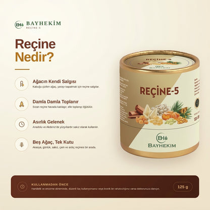 BayHekim Reçine-5 125 Gr.