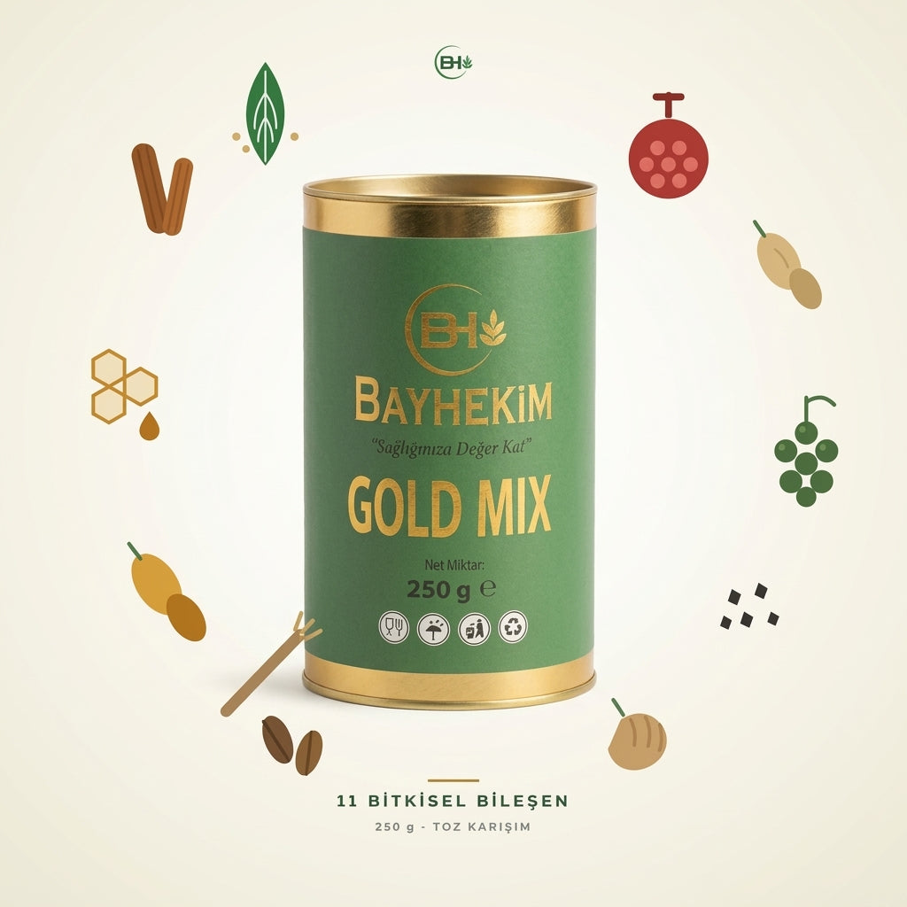BayHekim Bitkisel Karışım Gold Mix 250 Gr. Toz