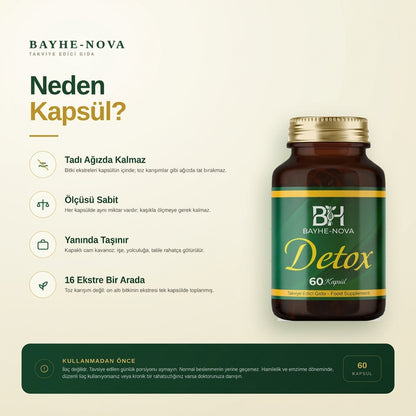 BayHekim Detox Kapsül – 60 Kapsül