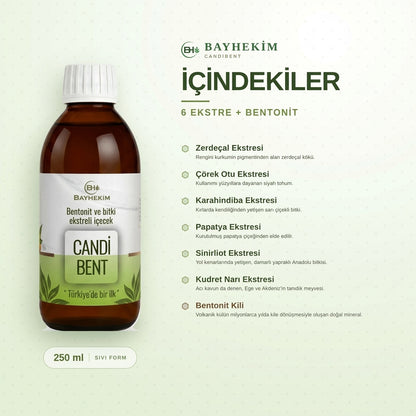 Bayhekim Ekstre Candibent Takviye Gıda 250 Ml