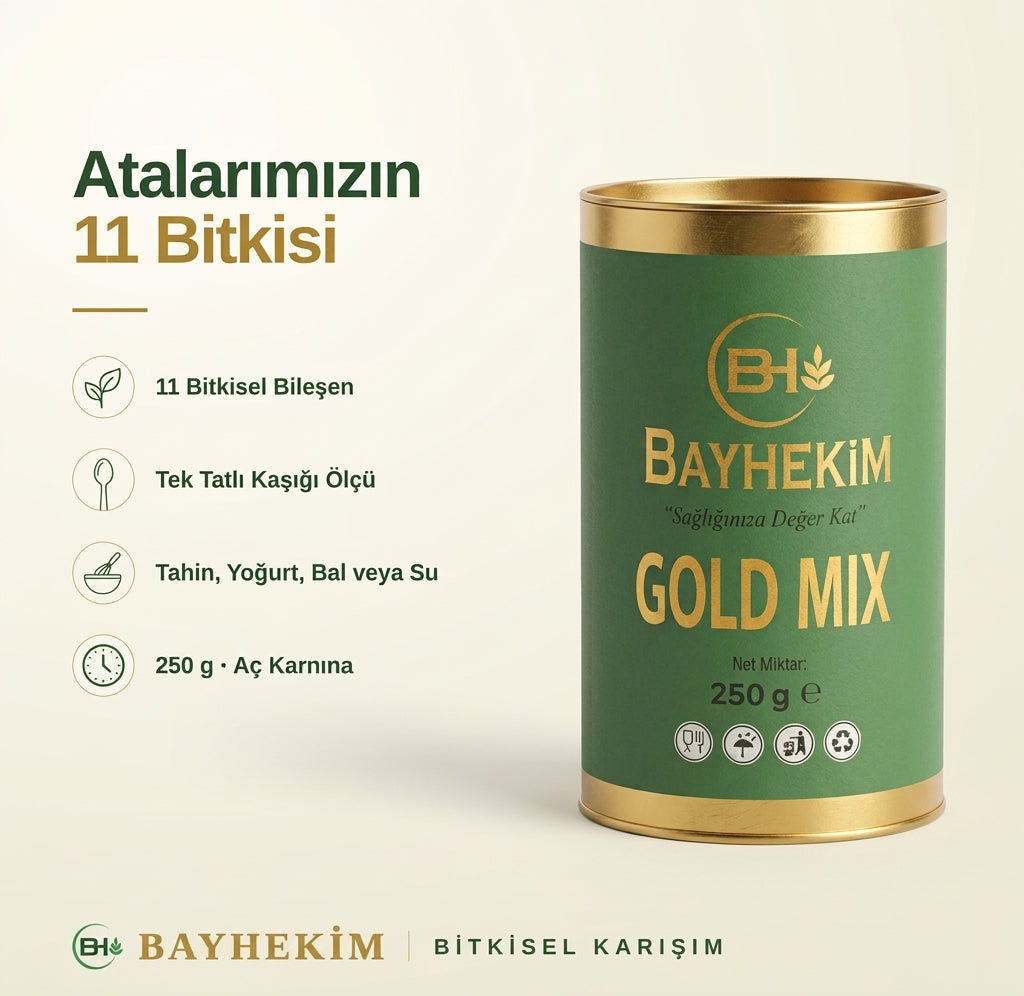 BayHekim Bitkisel Karışım Gold Mix 250 Gr. Toz