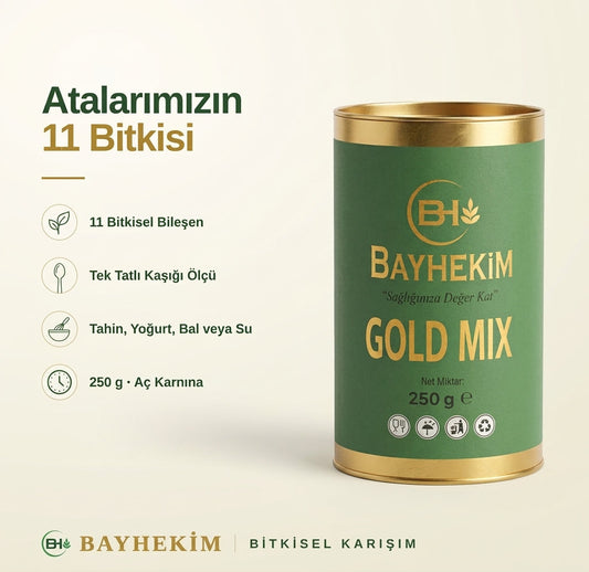 BayHekim Bitkisel Karışım Gold Mix 250 Gr. Toz