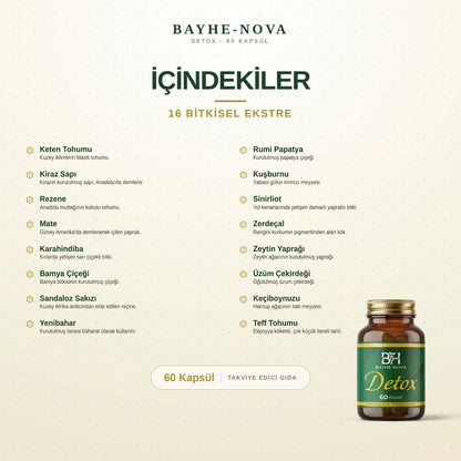 BayHekim Detox Kapsül – 60 Kapsül