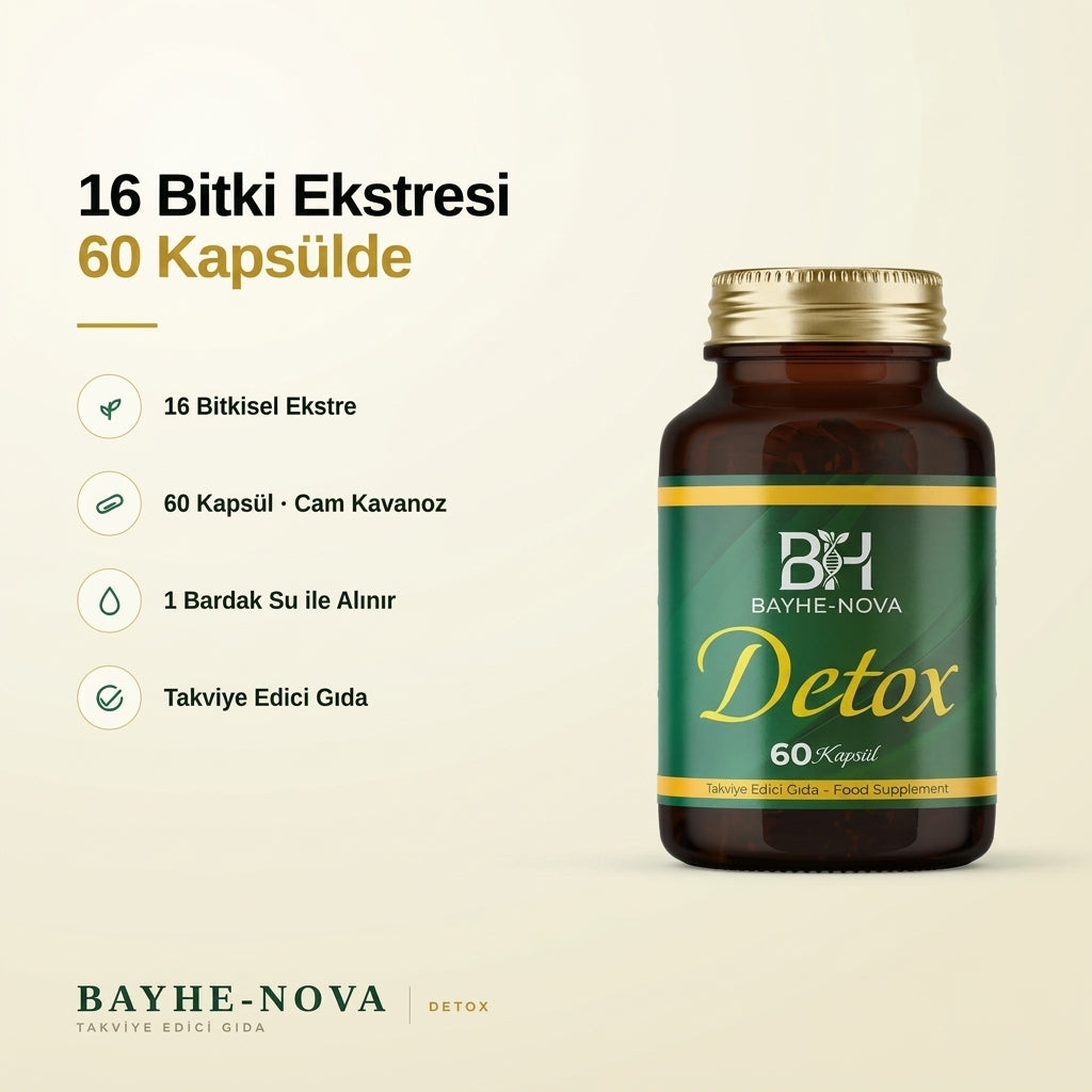 BayHekim Detox Kapsül – 60 Kapsül
