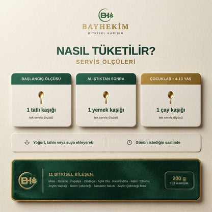 BayHekim Detox Bitkisel Karışım Toz 200 Gr